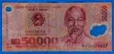 (2) BANCNOTA VIETNAM - 50.000 DONG, POLYMER, PORTRET HO CHI MINH