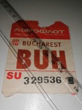 Cumpara ieftin BILET VECHI AVION AEROFLOT - BUCHAREST BUH