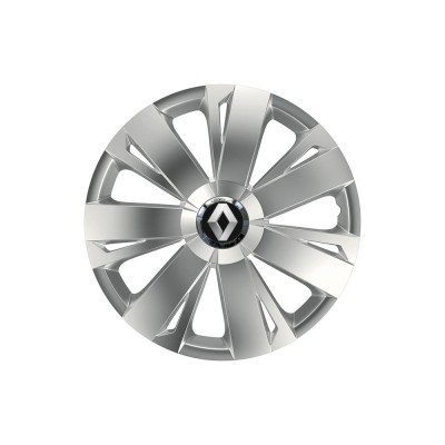 Set 4 capace roti Cu Inel Cromat Energy R15 pentru gama auto Renault foto