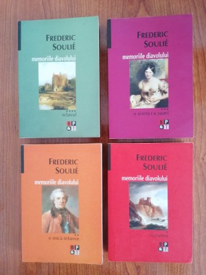 Frederic Soulie, Memoriile diavolului, 4 volume foto