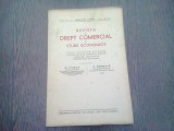 Revista Drept Comercial si Studii Economice 1934, Nr. 4-5, G. Tasca &amp; A. Chemale, Publicatie Veche