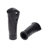 Set 2 mansoane biciclete cu 1 schimbator, L 120 93mm, culoare negru