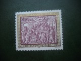 HOPCT TIMBRE MNH 671 SCULPTURA IOHAN GEORG SCH. 1986 -1 VAL AUSTRIA