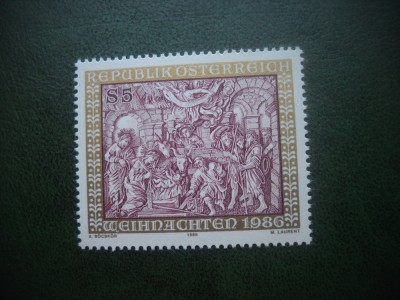 HOPCT TIMBRE MNH 671 SCULPTURA IOHAN GEORG SCH. 1986 -1 VAL AUSTRIA foto