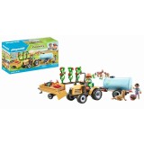 Playmobil - Tractor Cu Remorca Si Cisterna De Apa