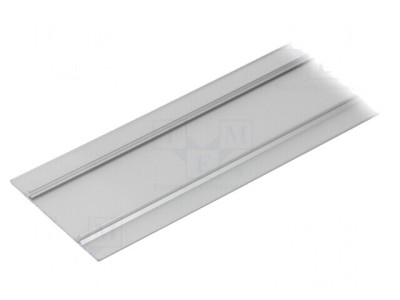 Carcasă de protecție argintie aluminiu 2m pentru profile foto