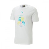 Ferrari tricou de bărbați Miami GP white F1 Team 2023 - S