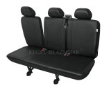 Husa bancheta microbuz 3 locuri cu spatar rabatabil din piele ecologica pentru Jumper Jumpy Fiat Ducato Scudo Ford Transit Iveco daily Sprinter Vito, Kegel