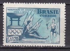 Brazilia 1952 sport fotbal Fluminense MI 785 MNH ww90