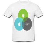 Cumpara ieftin Tricou &quot; Android, Apple and Blackberry &quot;