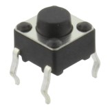 Microintrerupator 6x6mm, OFF-(ON), SPST-NO, NINIGI, T157143