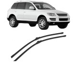 Cumpara ieftin Set stergatoare auto Volkswagen TOUAREG (7LA, 7L6, 7L7) din 2002-2010, pentru parbriz auto, 2 bucati, Bosch Aerotwin, din cauciuc siliconat rezistent,