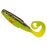 Shad Berkley Soft Bait Sick Curl Shad Brown Chartreuse, 7g, 8cm
