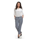 Pantalon Dama Drepti Bleumarin - L