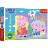 PUZZLE TREFL 60 PEPPA PIG PURCELUSUL FERICIT PEPPA