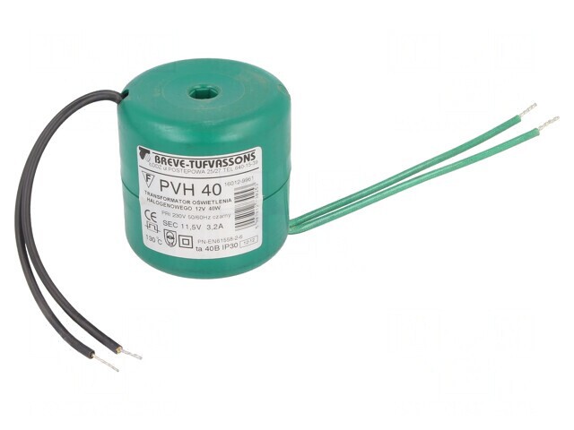 Transformator Toroidal pentru Halogene 40VA 230VAC 11.5V 59mm