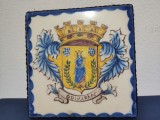 Placa ceramica decorativa veche, Portugalia
