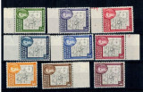 Falkland Islands Dep. 1946/49 - George VI, Mi1II-9II serie neuza