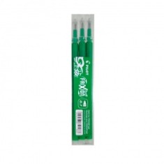 Rezerva roller Pilot Frixion Ball, 0.7 mm, 3 bucati/set, Verde
