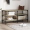 Gossi banca de pantofi, stejar sonoma, 100x38,5x49 cm, lemn prelucrat