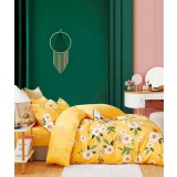 Lenjerie de pat Percalle,pat dublu, 4 piese, cearceaf pat clasic 240cm x 260cm, cearceaf pilota 200cm x 230cm, 2 fete perna 50 x 70-PRC52.4PIESE