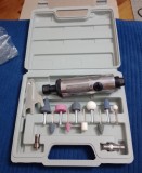 Polizor drept pneumatic freza biax cu set 10 pietre