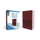 NIV, Value Thinline Bible, Imitation Leather, Burgundy