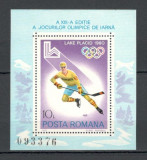 Romania.1979 Olimpiada de iarna LAKE PLACID-colita HR.380, Nestampilat