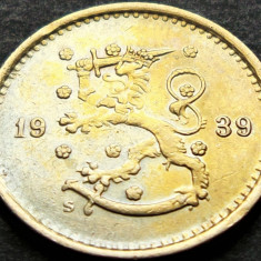 Moneda istorica 50 PENNIA - FINLANDA, anul 1939 * cod 1492 B
