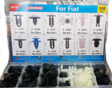 Set 308 Clipsuri Auto FIAT: A197, A186, A111, D285, D615, A188, A184, D63, A185, A100, K213, F91 - Caroserie