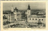 CP1846N Nagyv&aacute;rad, V&aacute;rosh&aacute;za &eacute;s a Szt L&aacute;szl&oacute; templom, carte poștală, Oradea