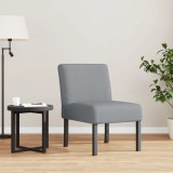 vidaXL Fotoliu, gri deschis, material textil