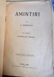 P. Nemoianu - Amintiri, extras din Revista Tara Noastra