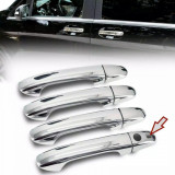 Set de 4 manere de usi cromate keyless go din inox pentru Mercedes Vito, V-Class W447 din 2014
