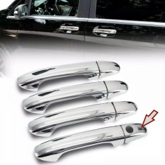 Set de 4 manere de usi cromate keyless go din inox pentru Mercedes Vito, V-Class W447 din 2014