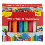 Plastilină Set 8 Bucăți, Little President, Multicolor, Capacitate 500g