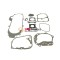 Garnituri scuter China 4T Gy 50 / 60 / 80 cm3 (set complet)