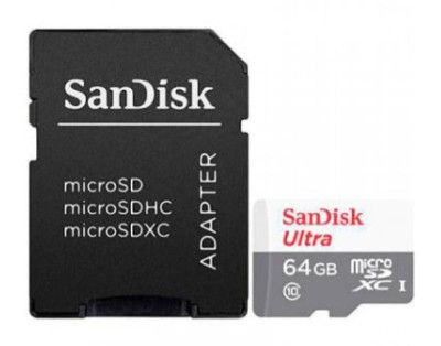 Card de Memorie SanDisk MicroSDHC, 64GB, Adaptor SD, Class 10 SafetyGuard Surveillance foto