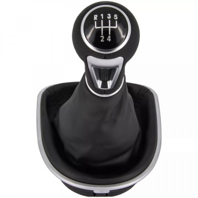 Nuca si manson schimbator manual 5 trepte negru pentru Seat Altea, Altea XL, Leon II 1P, Toledo 5P foto