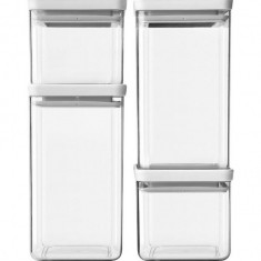 Brabantia set recipiente de depozitare cu capace Tasty+ 4-pack