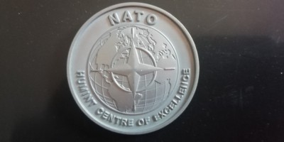 QW1 145 - Tematica militara - NATO - Centrul de excelenta humint - Romania foto