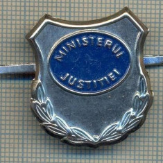 Y 1631 INSIGNA- MILITARA -SEMN DE ARMA-MINISTERUL JUSTITIEI -PENTRU COLECTIONARI