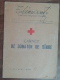 M3 C18 - 1962 - Carnet de donator de sange - Crucea rosie a RPR, Documente