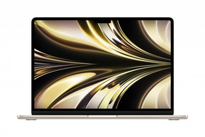 MacBook Air 13.6&amp;quot; Retina/Apple M2 (CPU 8-core, GPU 8-core, Neural Engine 16-core)/16GB/256GB - Starlight - RO KB (2022) NewTechnology Media foto