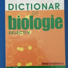 myh 32s - Elena Comanescu - Dictionar de biologie - volumul 2 - ed 2006