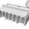 Conector cablu-placă AMP 8 pini gri