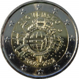 Slovacia 2 Euro 2012 (10 ani de monede si bancnote Euro) KM-120 UNC !!!, Europa