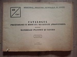 Catalogul preturilor cu ridicata reasezate pentru materiale plastice si cauciuc