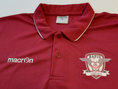 Tricou fotbal - Macron (gen polo) - RAPID BUCURESTI foto