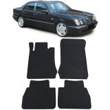 Set Premium de Covorase din Cauciuc Negru pentru Mercedes E-Class W210 S210 95-02 Performance AutoTuning